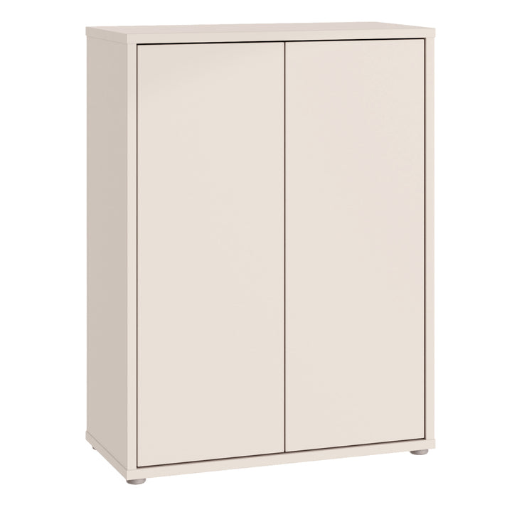 Alice Springs Shoe Cabinet with 2 Doors Push-to-Open in Sand