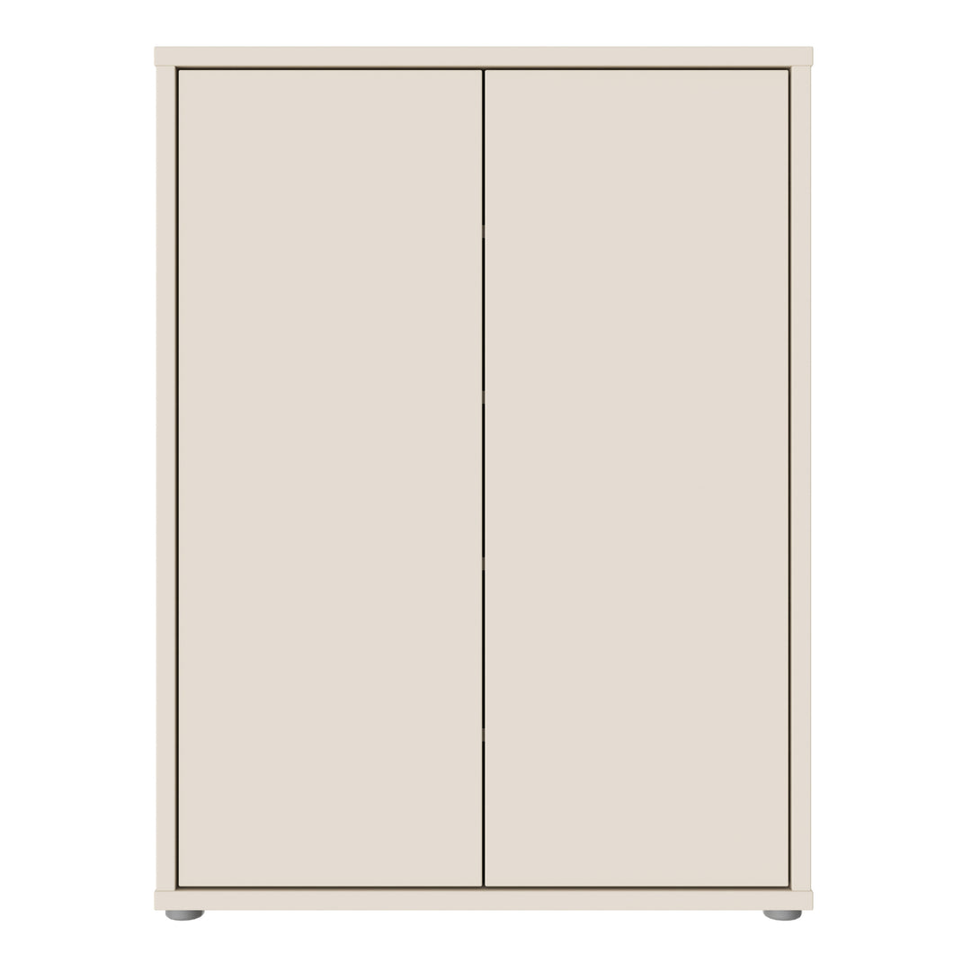 Alice Springs Shoe Cabinet with 2 Doors Push-to-Open in Sand