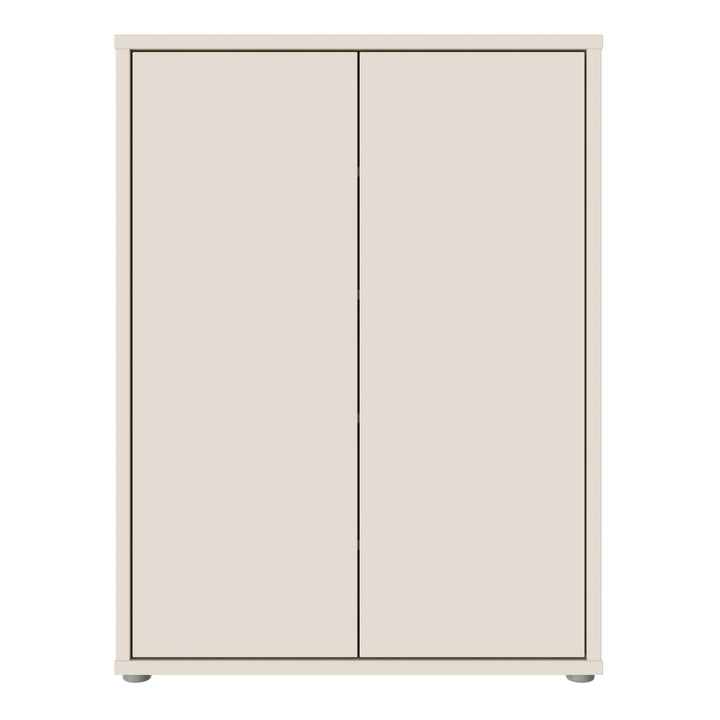 Alice Springs Shoe Cabinet with 2 Doors Push-to-Open in Sand