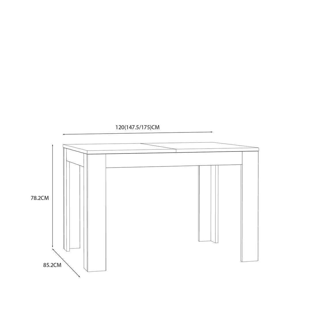 Grafton Extending Dining Table in Oak - TidySpaces