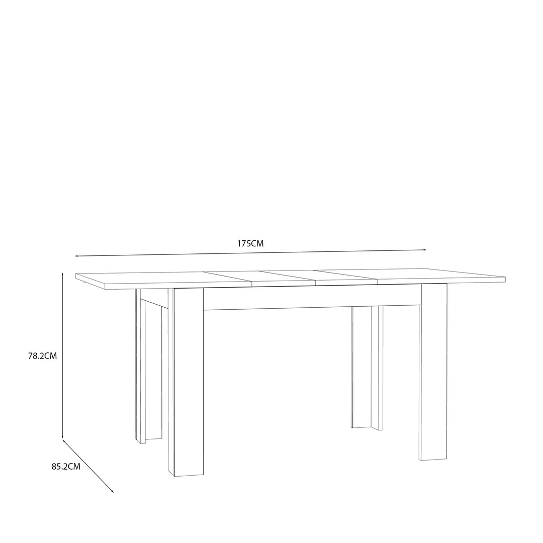 Grafton Extending Dining Table in Oak - TidySpaces