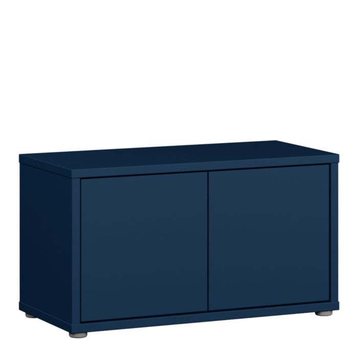 Alice Springs Bench with 2 Doors Push-to-Open in Night Blue