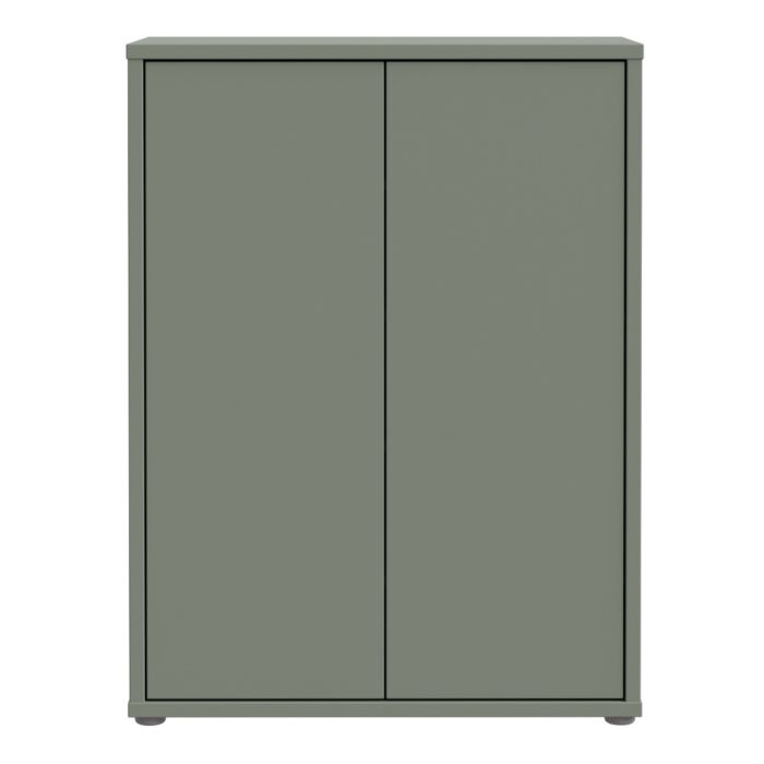 Alice Springs Shoe Cabinet with 2 Doors Push-to-Open in Sage Green