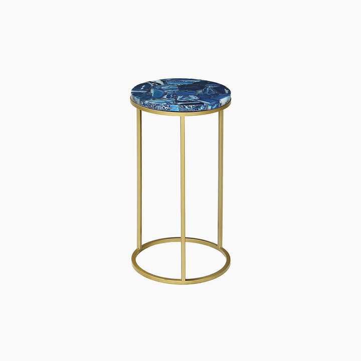 Greta Blue Agate End Table