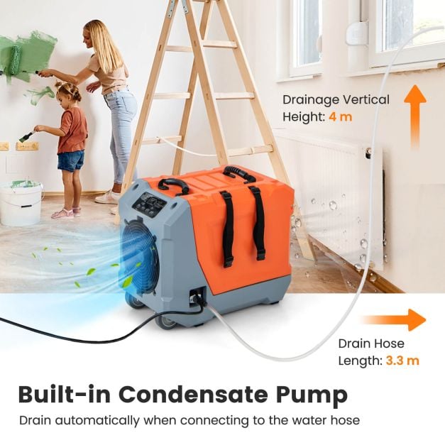 85 L/Day Commercial Dehumidifier with Auto Defrost for Efficient Moisture Control