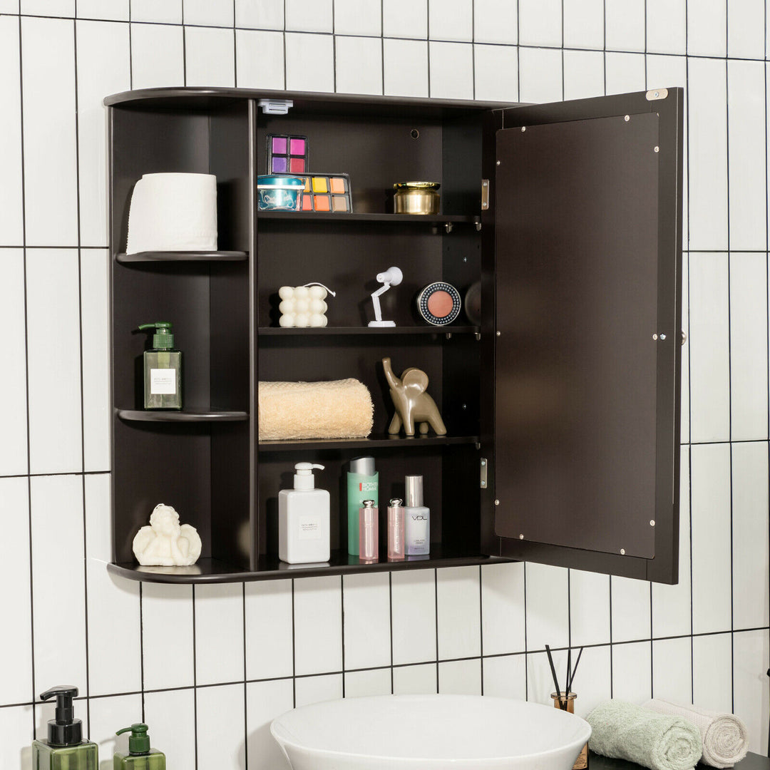 3-Tier Mirrored Wall Mounted Bathroom Cabinet