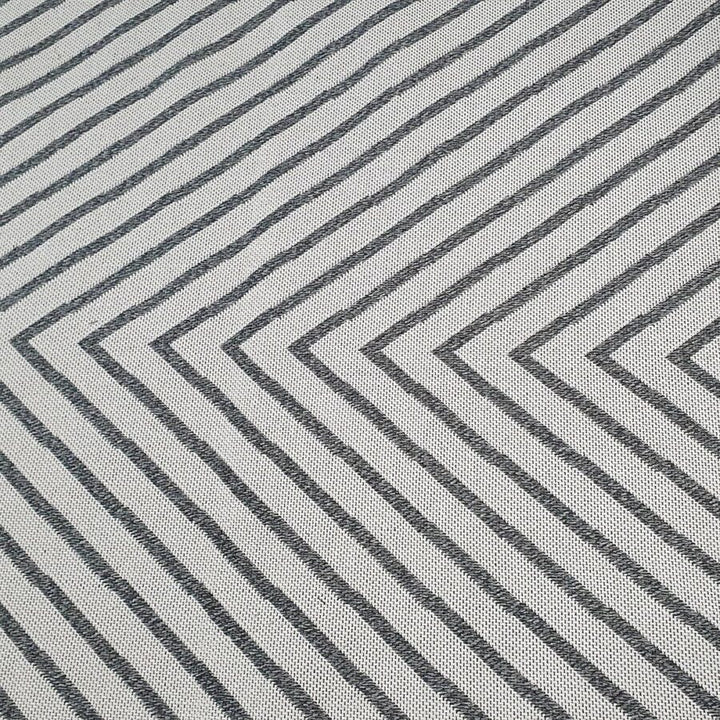 Cotton Rug Cream Grey Geometric