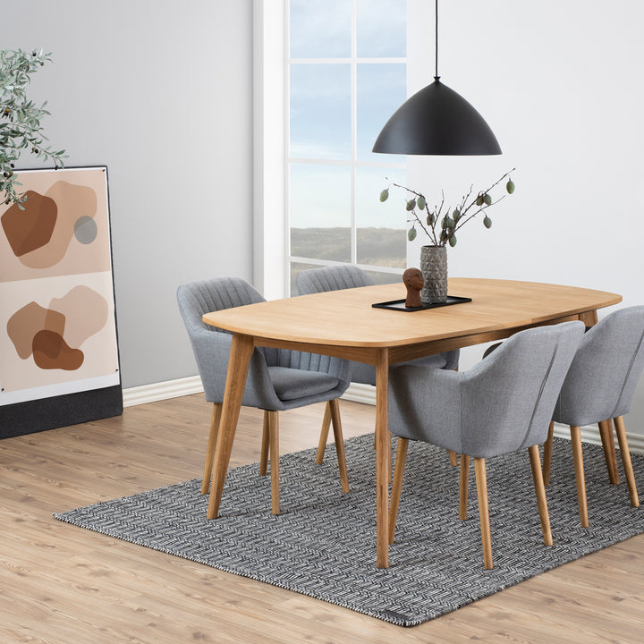 Marte Extendable Dining Table in Oak 180/270 x 102 x 76cm - TidySpaces