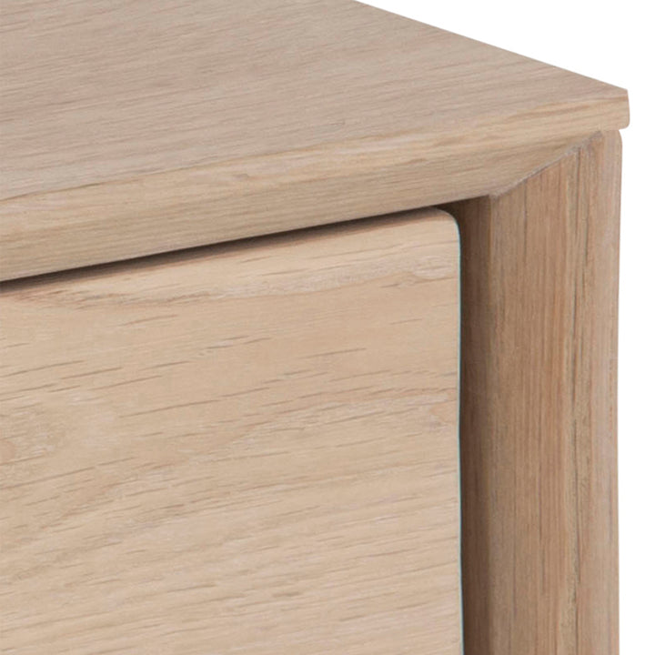 Century 1 Drawer Wall Mounted Bedside Table in Oak