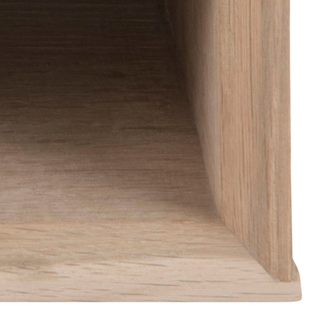 Century 1 Drawer Wall Mounted Bedside Table in Oak