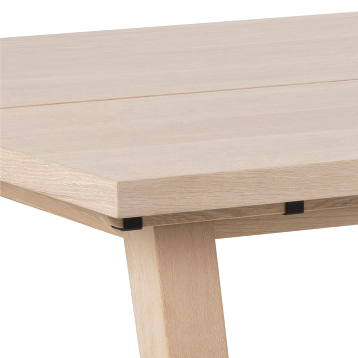 A-Line Extendable Dining Table in White Oak 200/286 x 74.6 x 95cm - TidySpaces