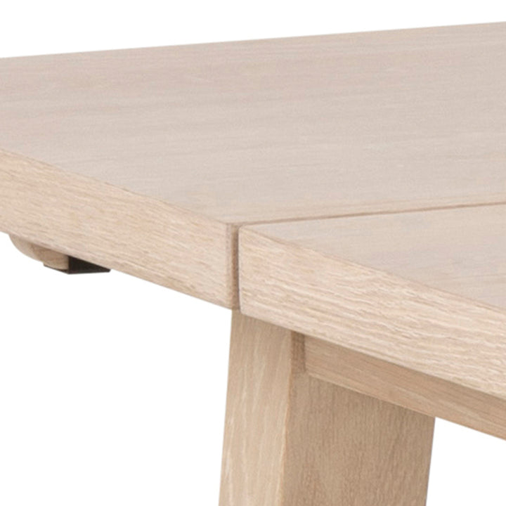 A-Line Extendable Dining Table in White Oak 200/286 x 74.6 x 95cm - TidySpaces