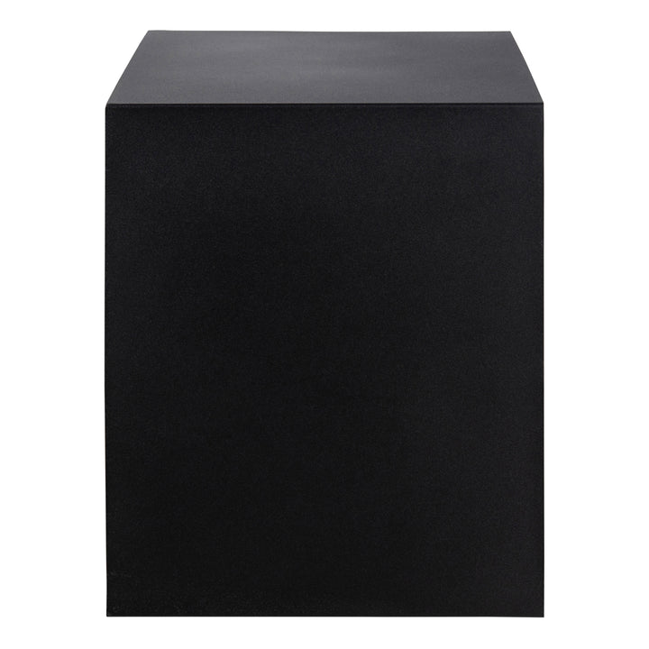 Joliet 1 Drawer Wallmounted Bedside Table in Black & Bamboo