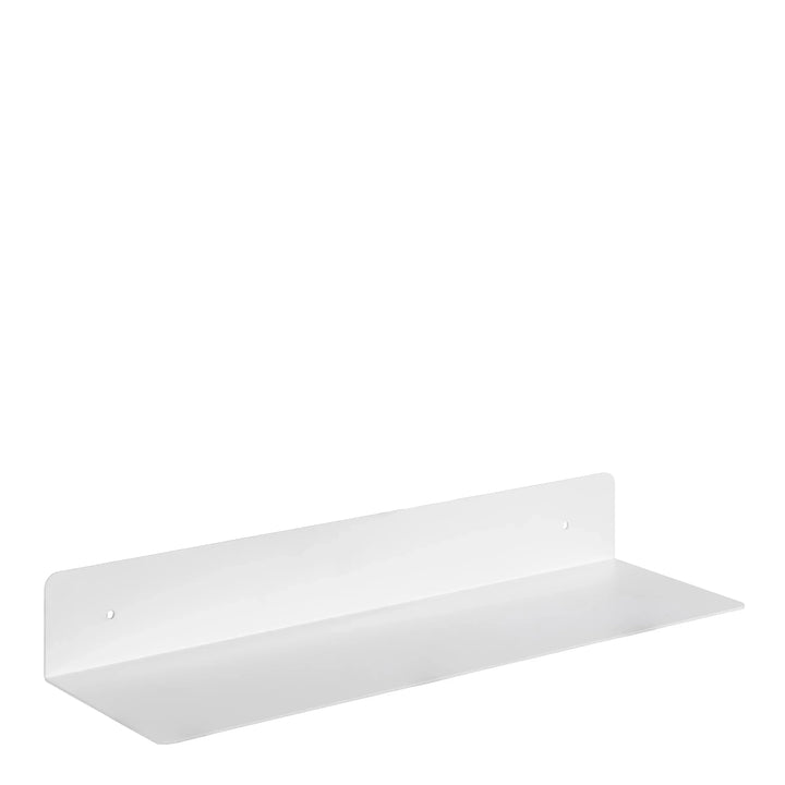 Joliet Rectangular Wall Shelf 50cm in White - TidySpaces