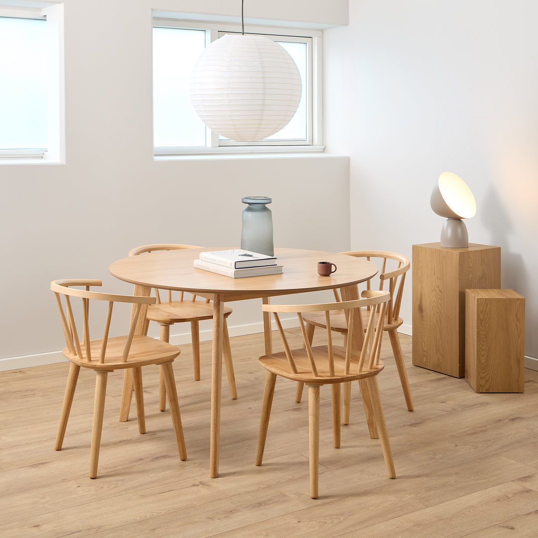 Ida Dining Chair in Oak Set of 2