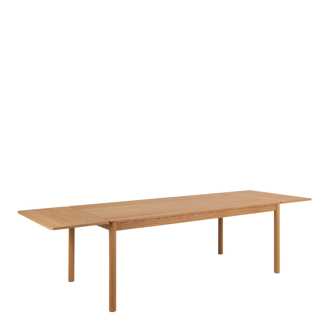Atlantic Extendable Dining Table in Oak 200/300 x 100 x 75cm - TidySpaces