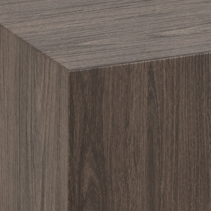 Dice Square Coffee Table Set in Smoked Ash - TidySpaces