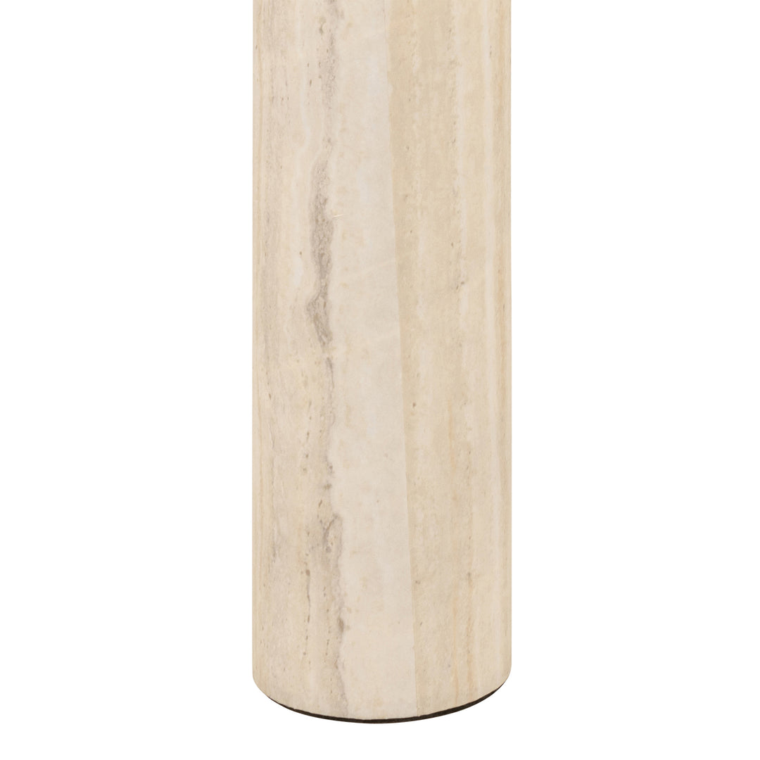 Solano Rectangular Coffee Table in Light Travertine 100 x 75 cm