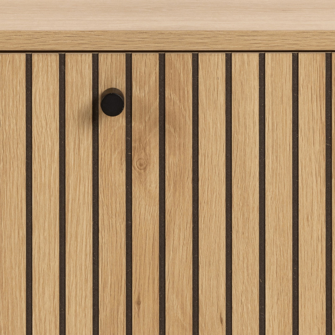 Albany Shoe Cabinet 1 Flip Down Door In Oak - TidySpaces