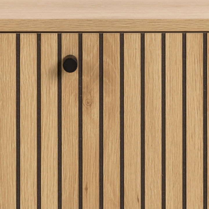Albany Shoe Cabinet 1 Flip Down Door In Oak - TidySpaces