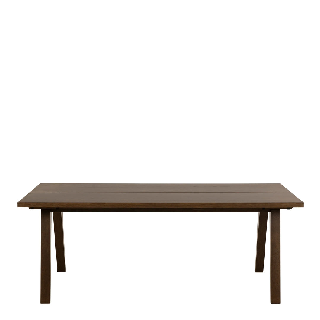 A-Line Extendable Dining Table in Smoked Oak 200/286 x 74.6 x 95cm - TidySpaces