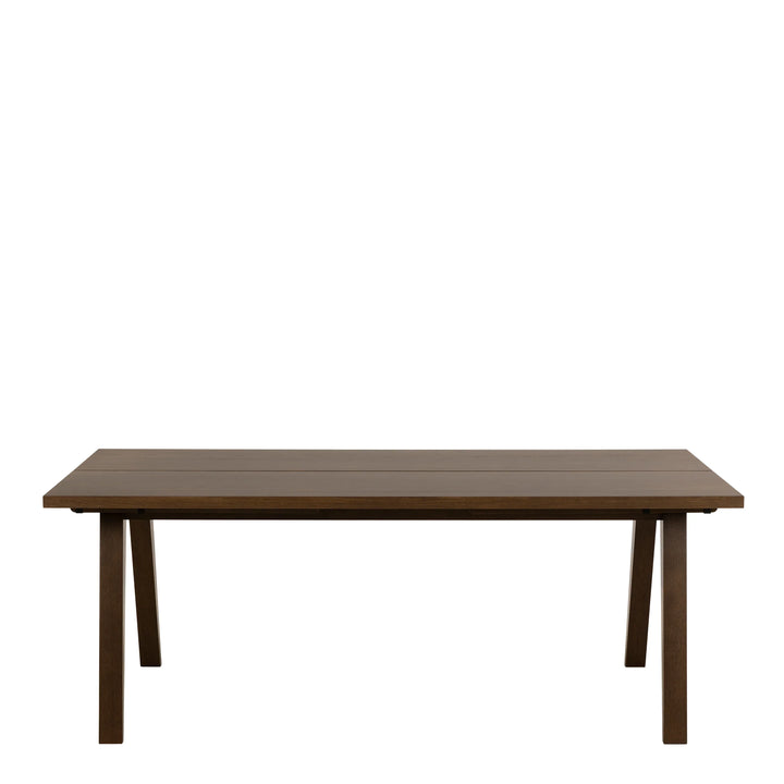 A-Line Extendable Dining Table in Smoked Oak 200/286 x 74.6 x 95cm - TidySpaces