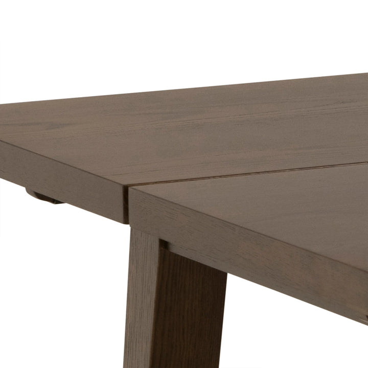 A-Line Extendable Dining Table in Smoked Oak 200/286 x 74.6 x 95cm - TidySpaces