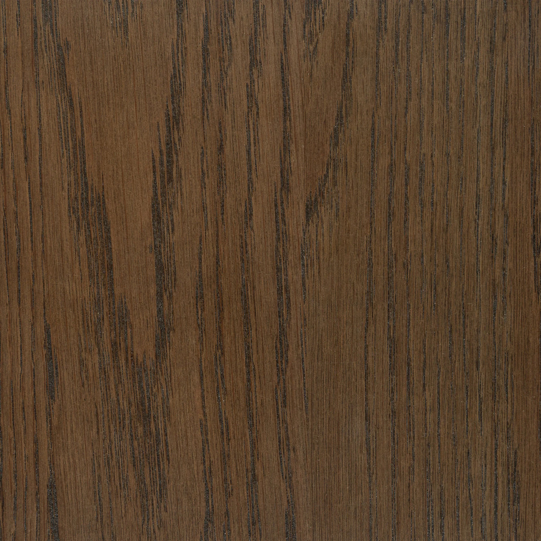 A-Line Round Extendable Dining Table in Smoked Oak 120/220 x 120 x 75cm - TidySpaces