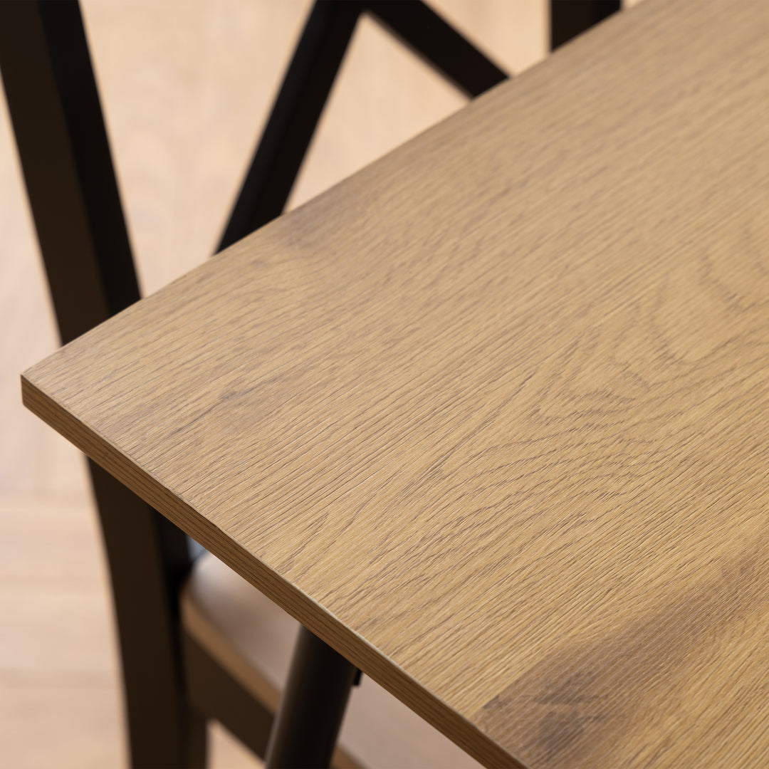 Peru Rectangular Dining Table in Wild Oak 120x75cm