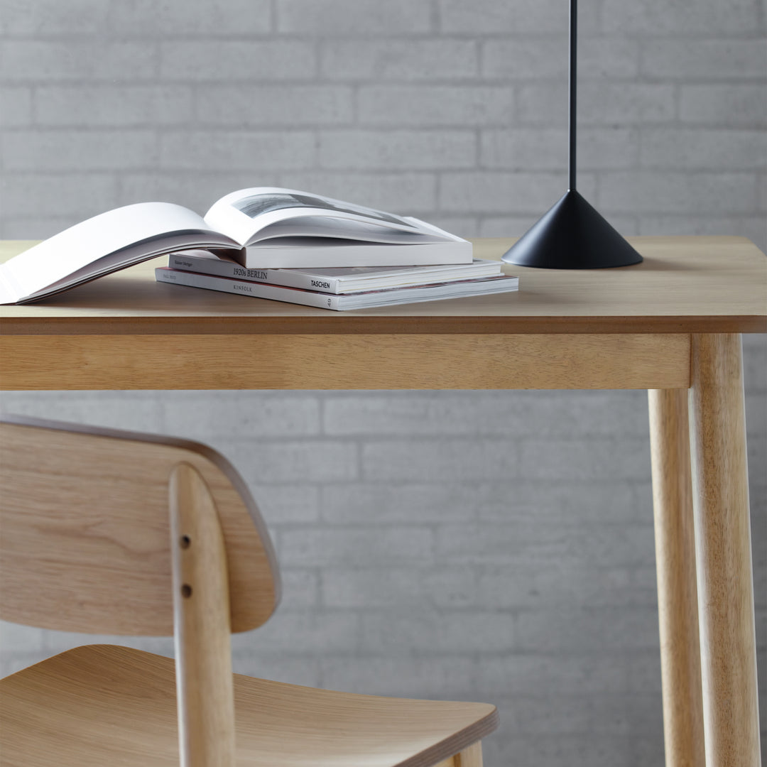 Barlow Bar Table in Matt Oak - TidySpaces