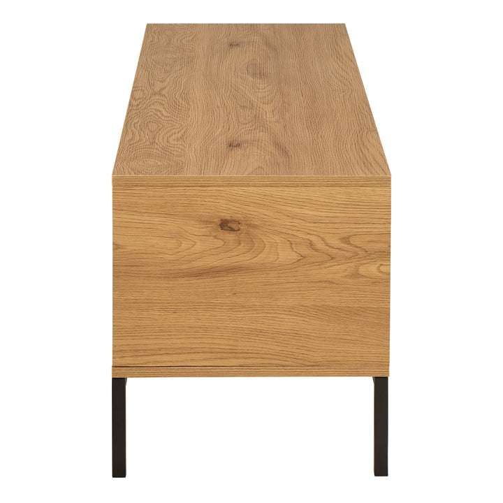 Seaford Tv Unit 2 Doors 1 Drawer in Matt Wild Oak
