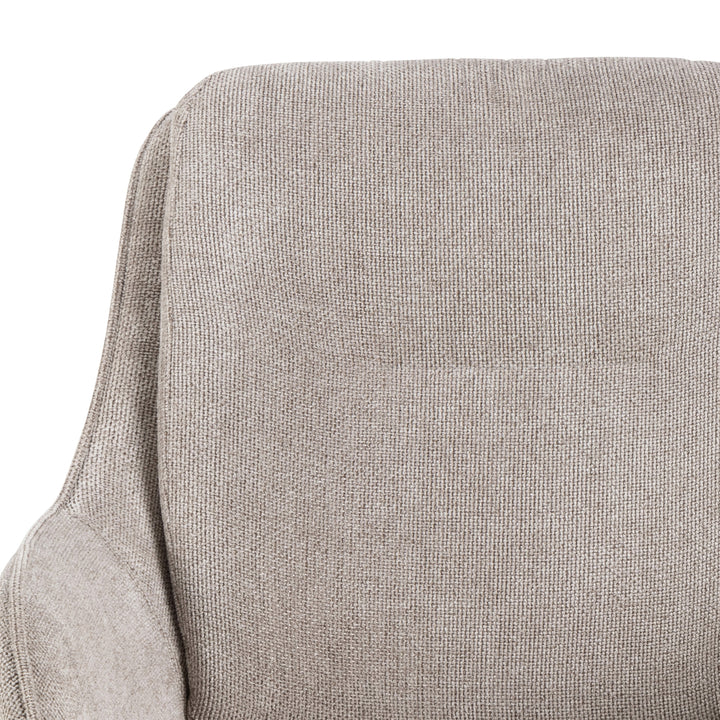 Carrie Swivel Dining Chair in Sand Set of 2 - TidySpaces
