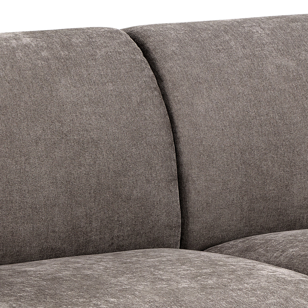Westham 3+3-Seater Sofa in Fay Fabric Dusty Brown 21 Fabric, Base in Matt Oak