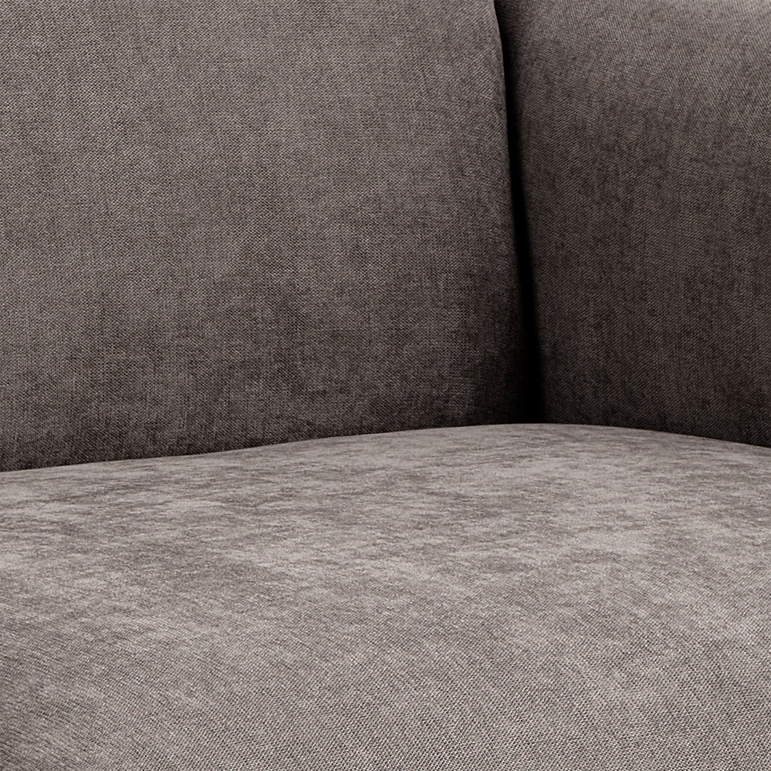 Westham 2-Seater Sofa in Fay Fabric Dusty Brown 21 Fabric, Base in Matt Oak