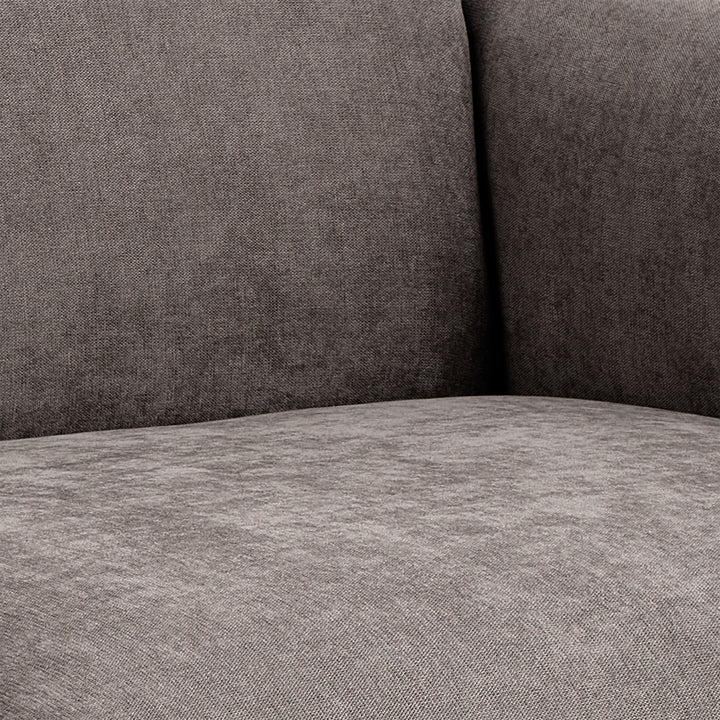 Westham 2-Seater Sofa in Fay Fabric Dusty Brown 21 Fabric, Base in Matt Oak