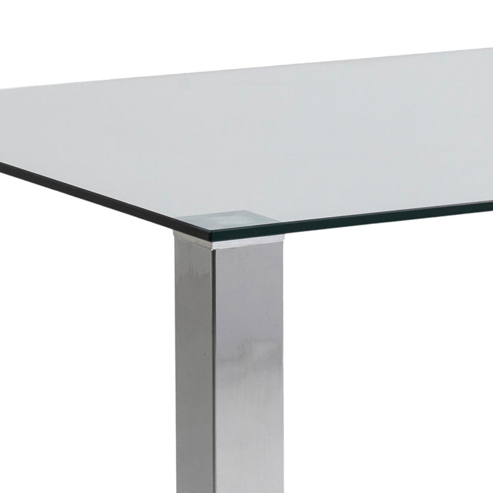 Kante Dining Table with Glass Top