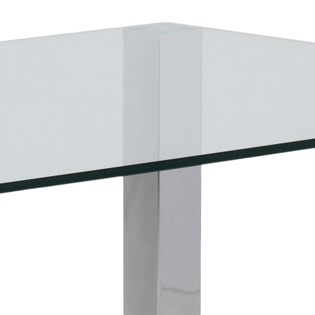 Kante Dining Table with Glass Top