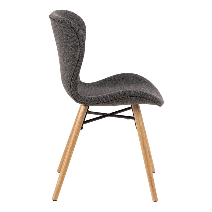 Corby Round Dining Table with White Polished Marble Top &amp; Gold Base inc 4 Batilda Dining Chairs in Grey/Oak Legs