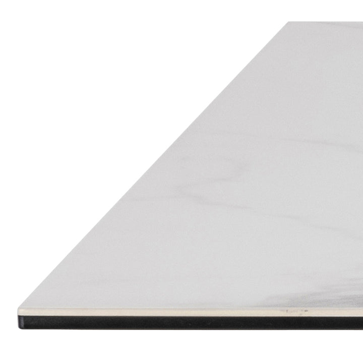 Heaven Dining Table in Ceramic White 160x75.5cm