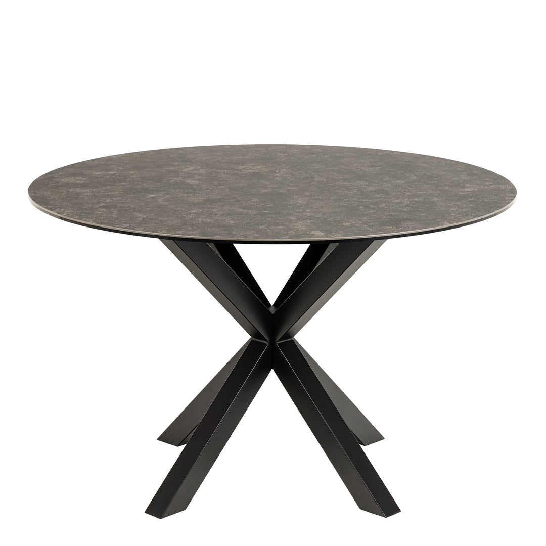 Heaven Dining Table with Ceramic Black Top