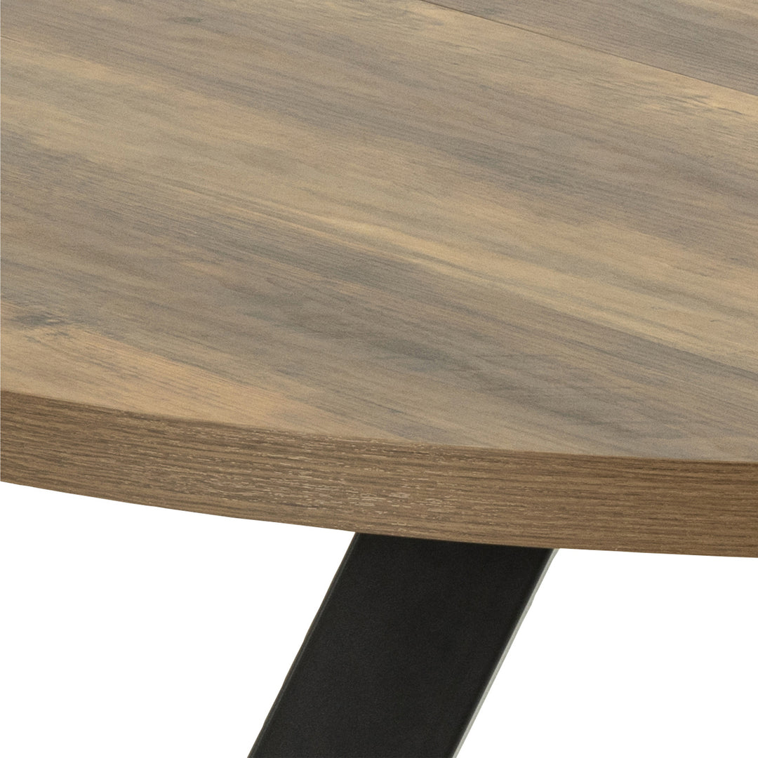 Zalida Round Dining Table in Oak