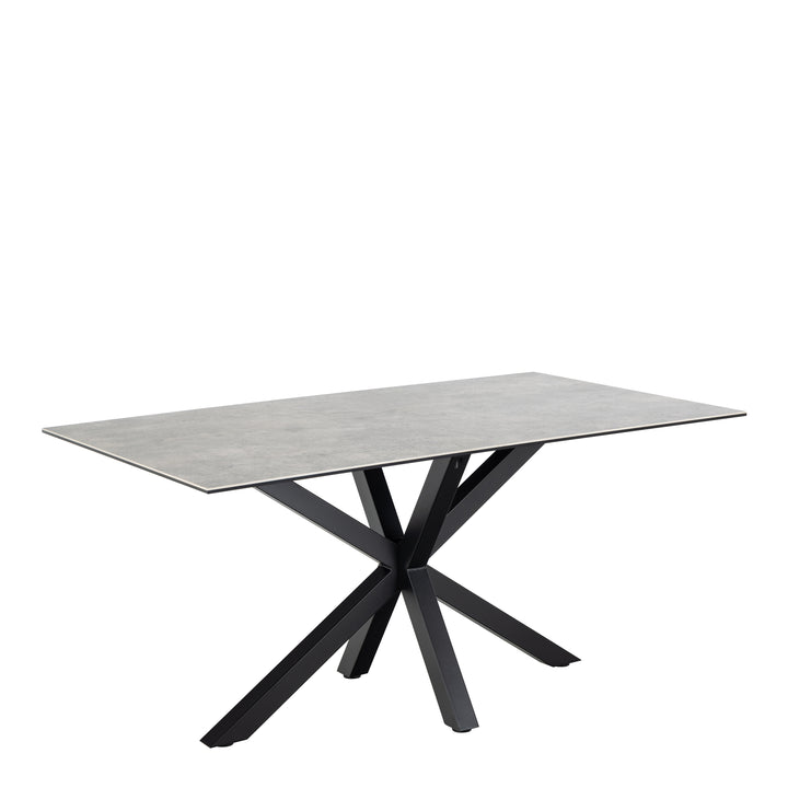Heaven Dining Table in Ceramic Grey 160x75.5cm
