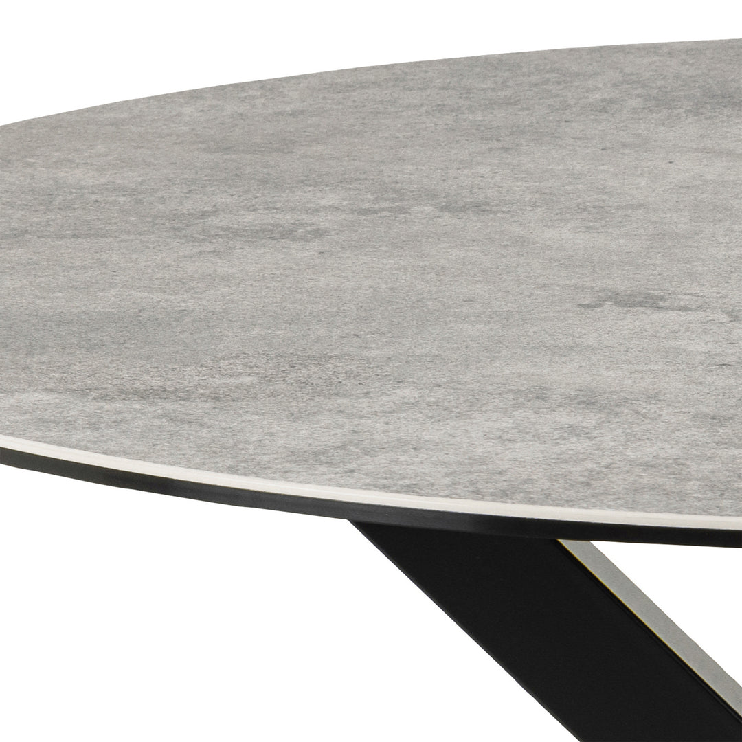 Heaven Dining Table with Ceramic Grey Top