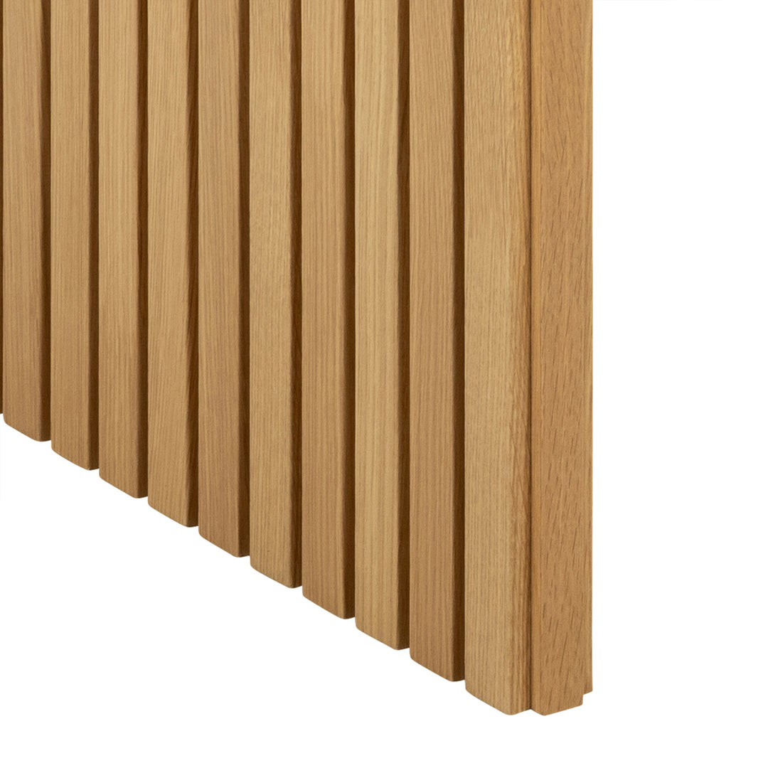 Christo Dining Table in Oak 220x75cm including 6 Lima Dining Chairs with Armrest in Black