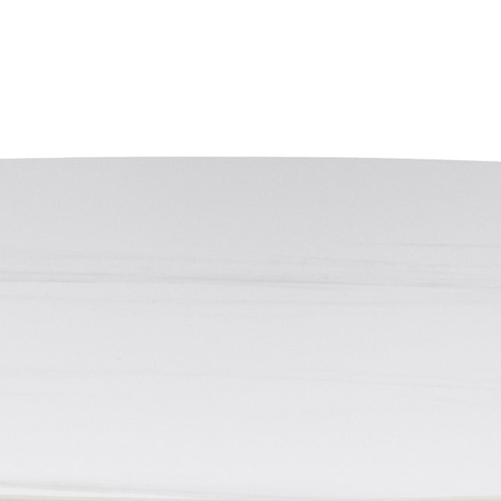 Malta Round Bar Table in Ceramic White