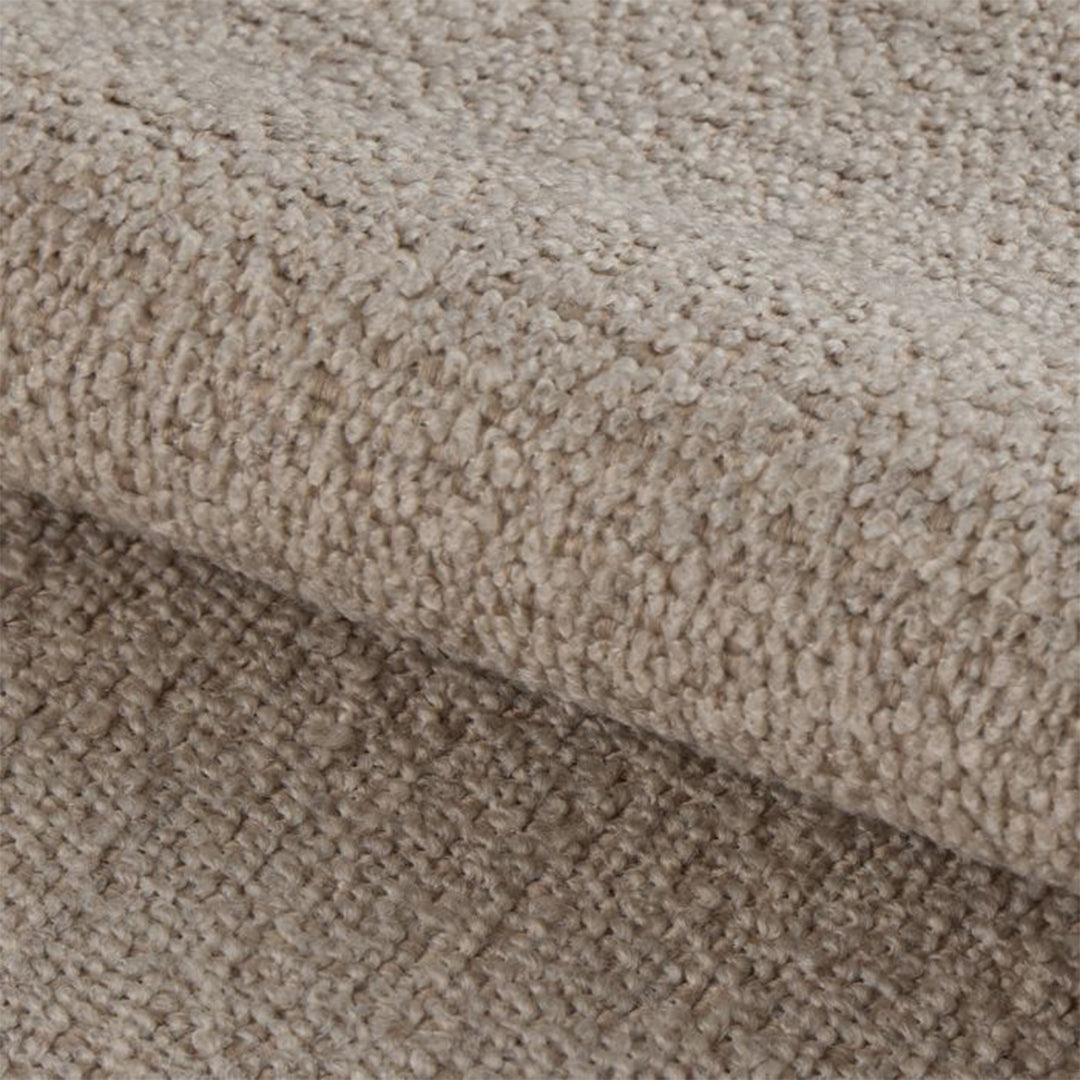 Midfield 2-Seater Chaise Lounge Sofa LHF in Cona Boucle Beige Fabric