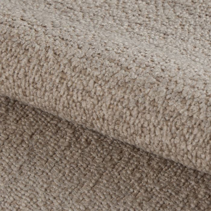 Midfield 2-Seater Chaise Lounge Sofa LHF in Cona Boucle Beige Fabric