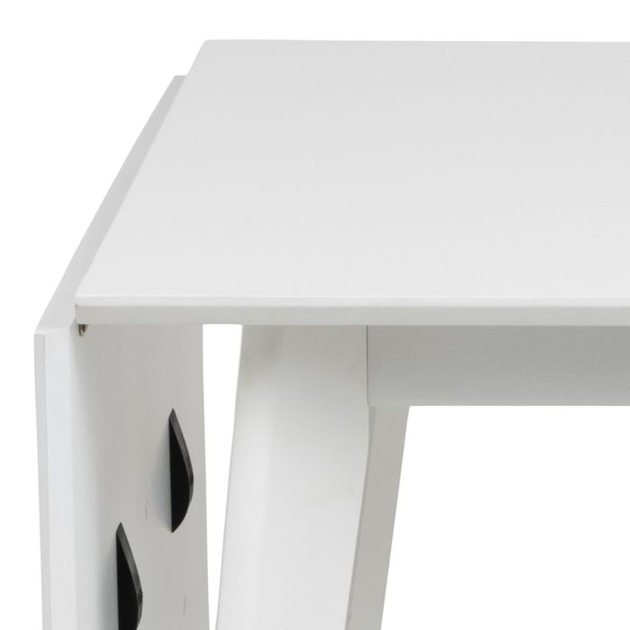 Roxby Square Dining Table in White Included 2 Roxby Dining Chair in White