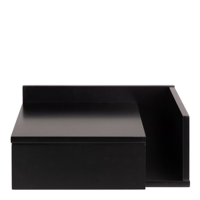 Ashlan Bedside Table in Black - TidySpaces