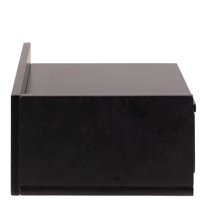 Ashlan Bedside Table in Black - TidySpaces